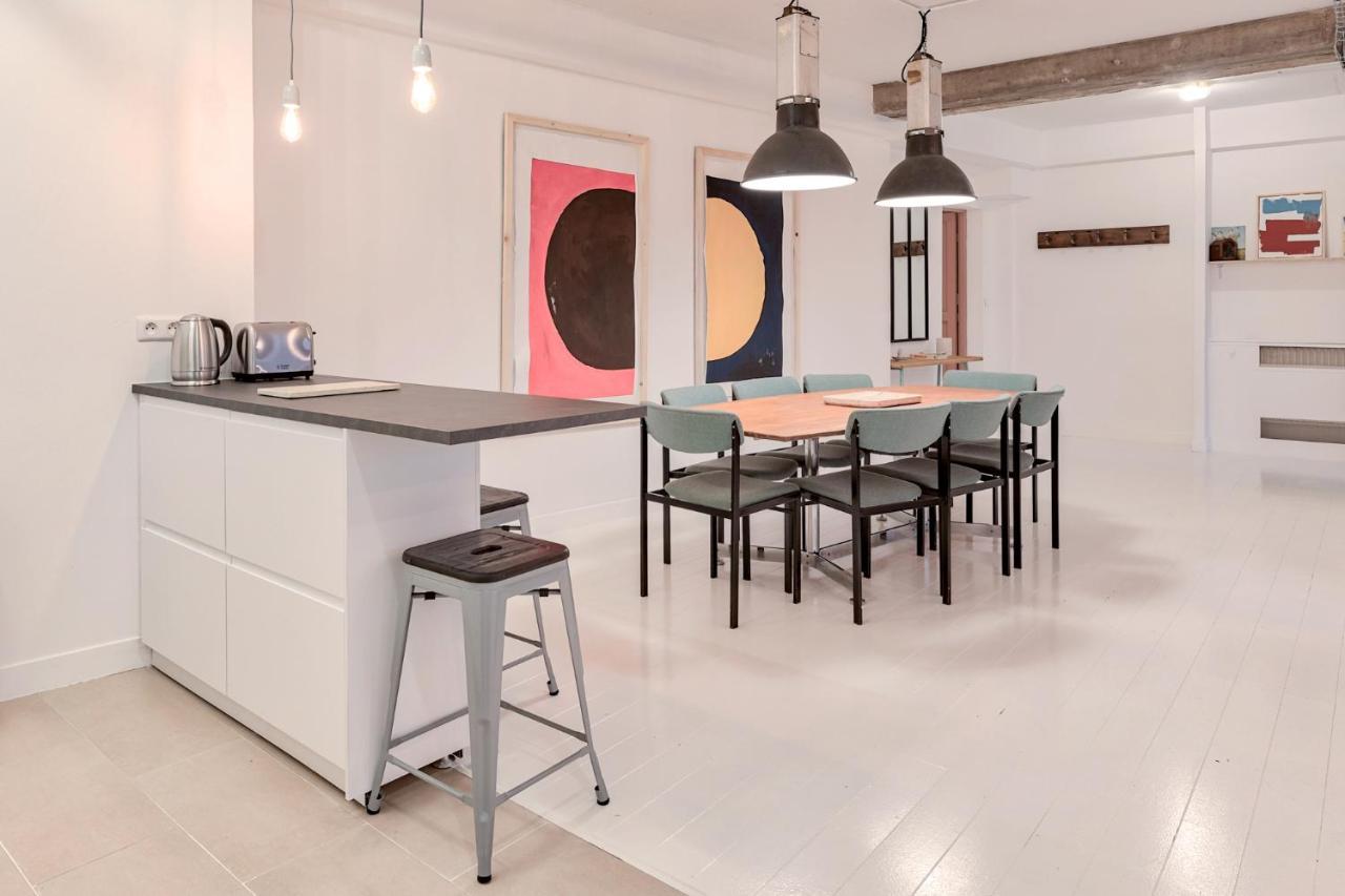 Апартаменты Artist And Design Loft - 10 Guests - 5 Min From Metro Париж Экстерьер фото